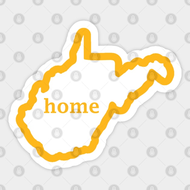 West Virginia Home Sticker by TBM Christopher